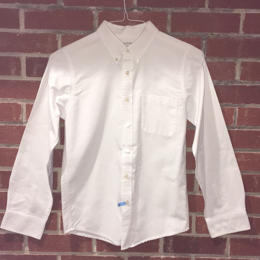 XL white button down oxford